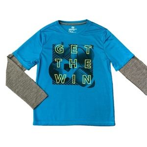 Boys Athletic Long Sleeve Tee Shirt